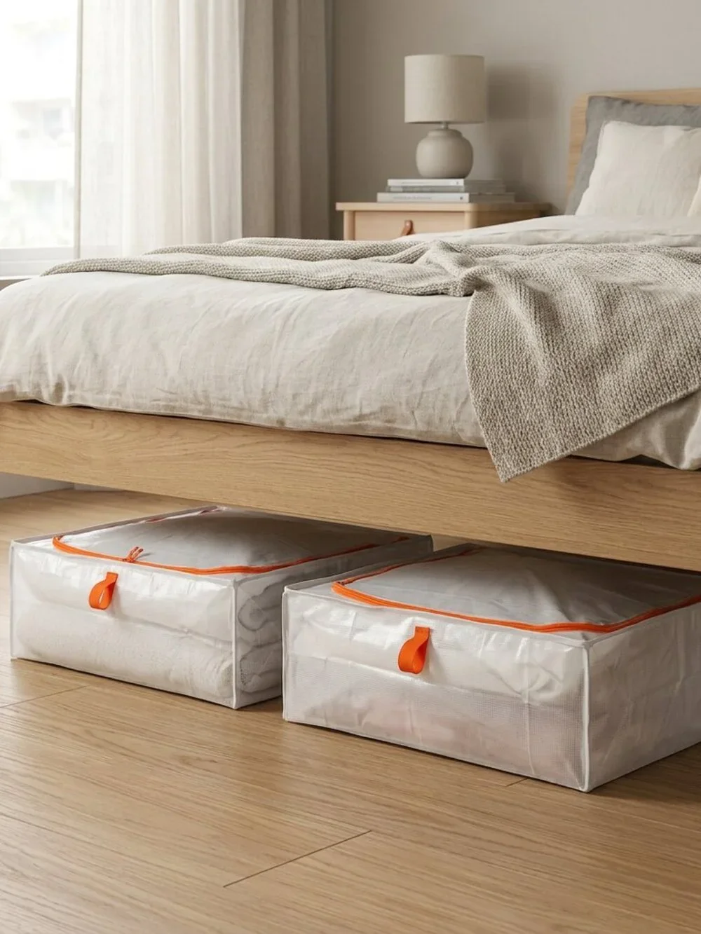 NEW Set of 3 IKEA PÄRKLA Zippered Storage Case/Bags 21 ¾ 